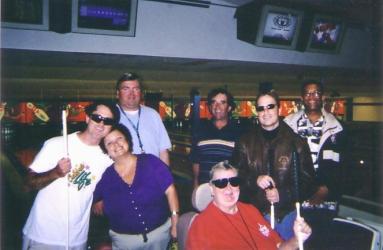 Beach Cities chapter members enjoying a bowl-a-thon.