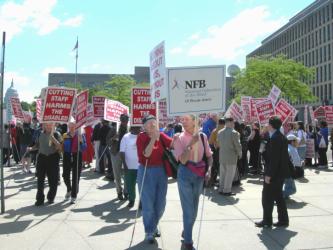 Federationists marching for the cause.
